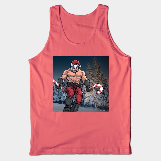 Ripped Santa Tank Top by richardsondesignsyyc